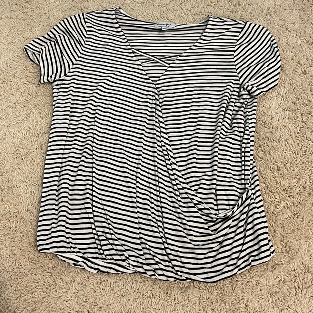 Striped dressy top